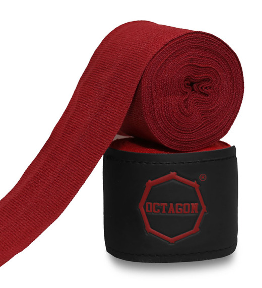 Boxing bandages Octagon 3 m Fightgear Supreme Basic - burgundy