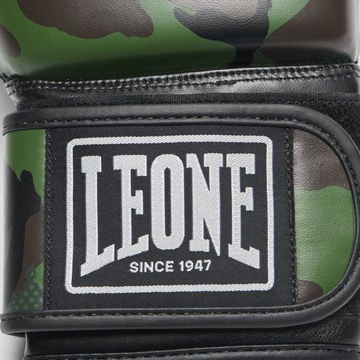 Rękawice bokserskie Leone "CAMO" - zielone
