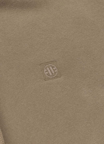 PIT BULL "HACKETT" Men's Zip-Up Hoodie - Light Brown