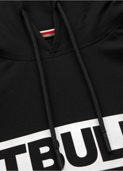 Longsleeve with hood PIT BULL "Hilltop" Spandex 210 - black