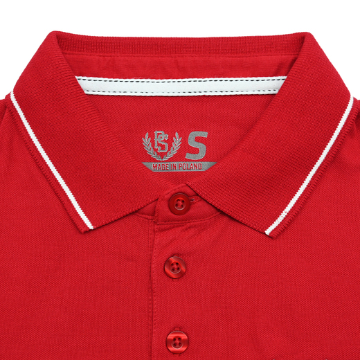 Koszulka polo Pretorian Line "PS" - czerwona