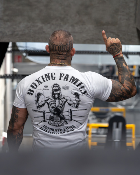 Bluza rozpinana Dobermans Aggressive "BOXING FAMILY" BCZ361 - czarna