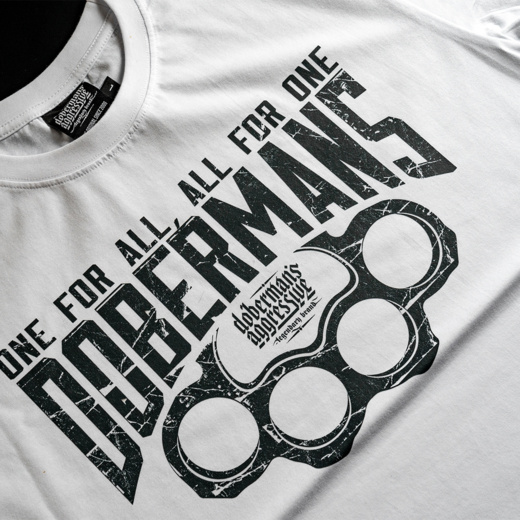 Koszulka T-shirt Dobermans Aggressive "Unity TS355" - biały