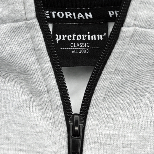 Bluza z kapturem Pretorian "Protect" - szara