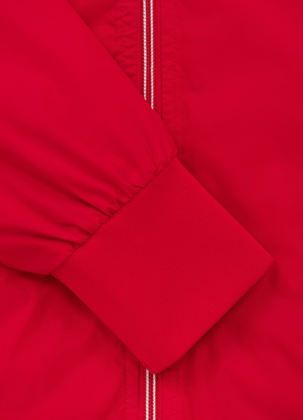 Kurtka wiosenna PIT BULL "Athletic Logo" '23 - czerwona