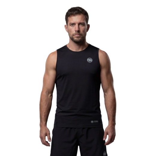 Tank Top Mesh PIT BULL "RUNWAY" - czarny