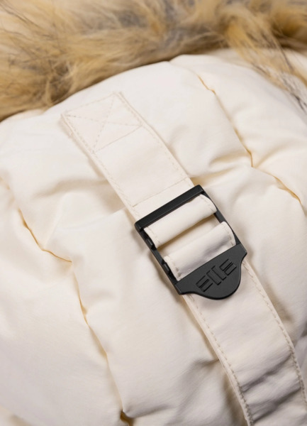 PIT BULL &quot;AZALEA&quot; quilted winter jacket with hood - light sand