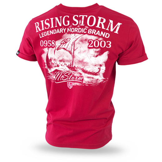 Dobermans Aggressive T-shirt &quot;Rising Storm TS162&quot; - red