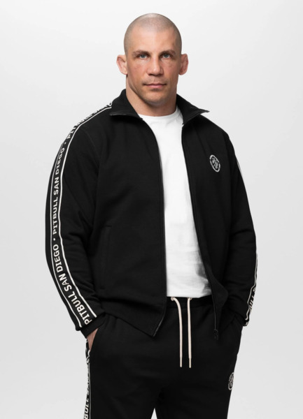 Bluza męska rozpinana PIT BULL "NEXUS" - czarny