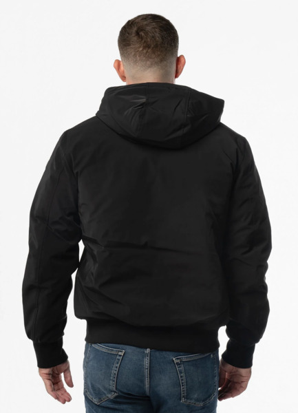 Kurtka zimowa z kapturem PIT BULL "YORK" - czarny