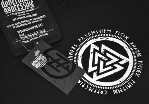 Dobermans Aggressive "Wrath Norsemen BC208" sweatshirt - black