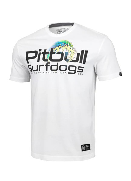 PIT BULL &quot;CAMINO&quot; men&#39;s t-shirt - white