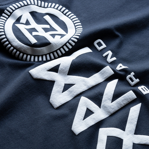 Longsleeve Dobermans Aggressive "Rough Sea" LS346 - granatowy