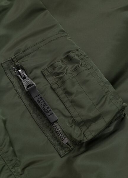 Kurtka bomberka przejściowa PIT BULL "MA-1 AKRON" - oliwkowy