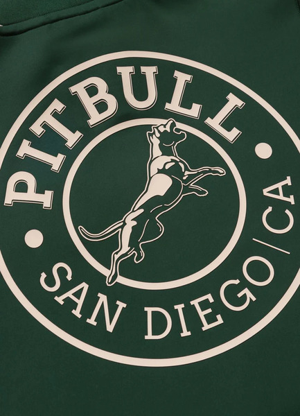 PIT BULL SAN DIEGO CA men&#39;s zip-up sweatshirt - green