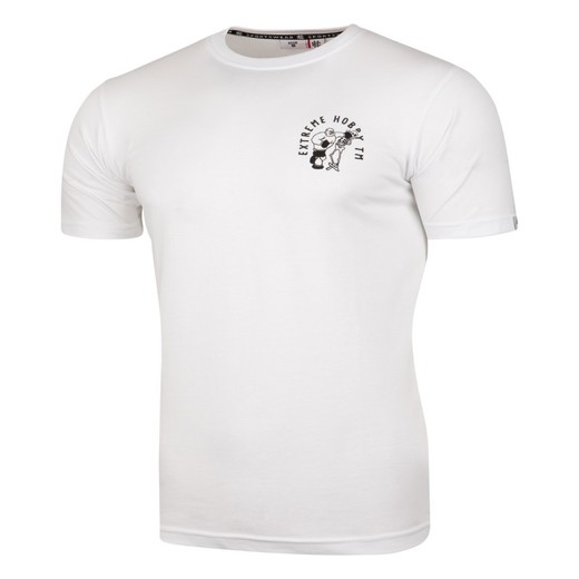 Koszulka T-shirt Extreme Hobby "Fighting Skull" ' 21 - biała