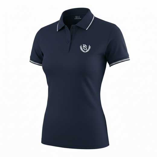 Koszulka polo damska Pretorian Line "PS" - granatowa