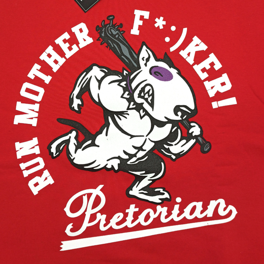 Bluza Pretorian "Run motherf*:)ker!" - czerwona
