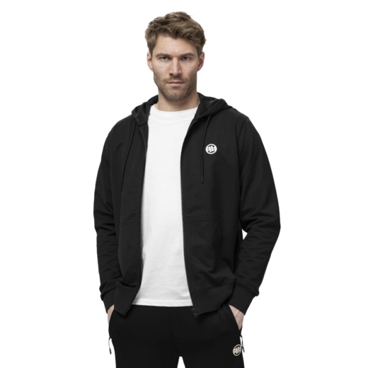 Bluza rozpinana z kapturem PIT BULL "SMALL LOGO NUGGET" - czarny