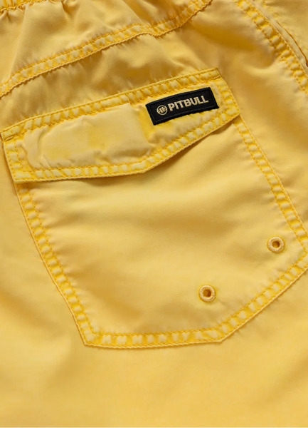 PIT BULL &quot;BALFOUR&quot; men&#39;s swimming shorts - yellow