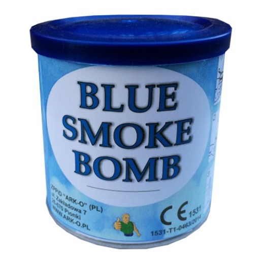 Can smoke candle - blue