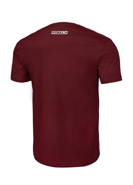 T-shirt PIT BULL "Hilltop" '22 - burgundy