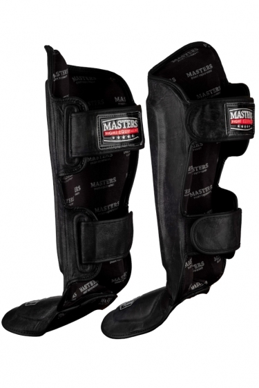 Shin and foot pads Masters NS-RETRO leather