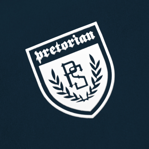 Pretorian "Crest 3D" Drawstring Sweatpants - Navy Blue