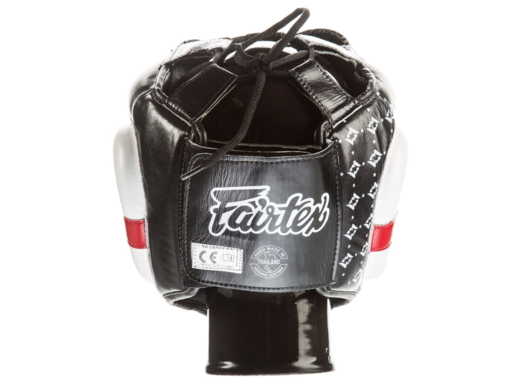 Head protection boxing sparring helmet FAIRTEX HG10 (black) "Super Sparring" "K"
