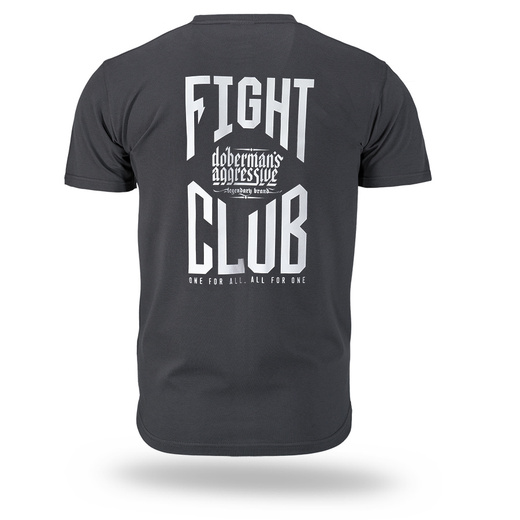 Koszulka T-shirt Dobermans Aggressive "FIGHT CLUB TS423" - grafitowa