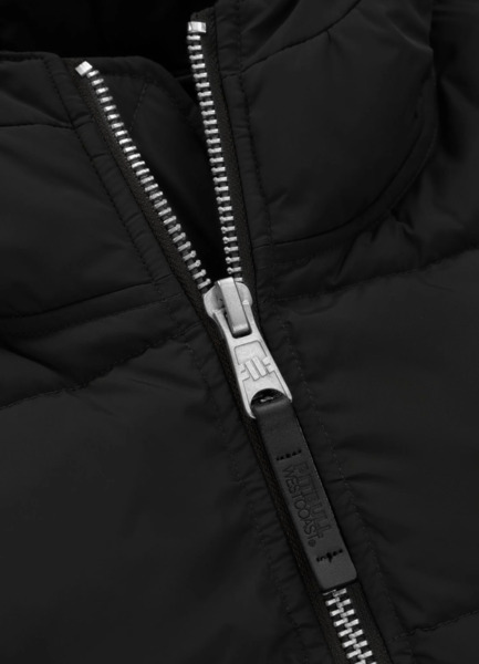 Kurtka zimowa męska z kapturem PIT BULL "GOPHER" - czarny