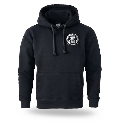 Bluza z kapturem Dobermans Aggressive "PRO FIGHTER BK414" - czarna