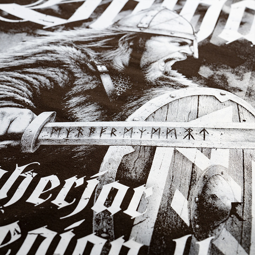 Koszulka T-shirt Dobermans Aggressive "EINHERJAR LEGION TS421" - biała