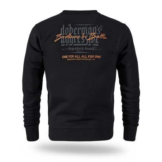 Bluza Dobermans Aggressive "BROTHERS IN BATTLE BC413" - czarna