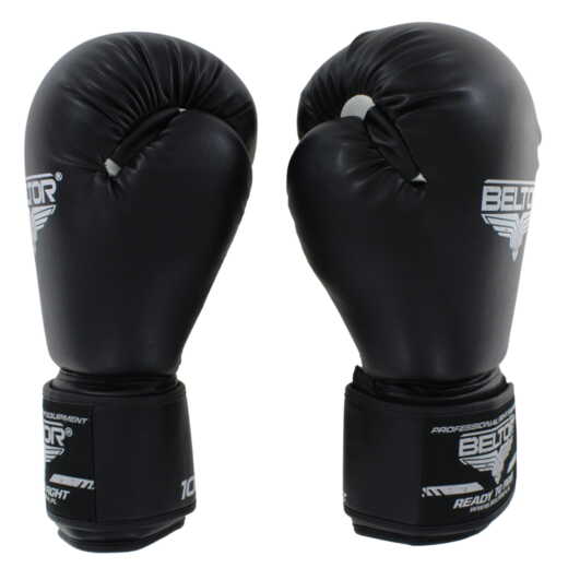 Spartacus Platinum Fighter Beltor boxing gloves - black/white