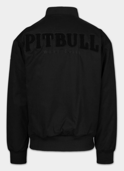PIT BULL &quot;RADFORD&quot; transitional baseball jacket - black/black