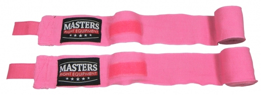 Elastic boxing bandage Masters 2.5m wraps - pink