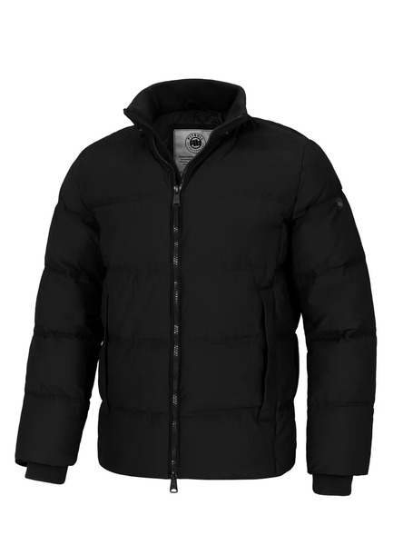 Men&#39;s winter jacket with hood PIT BULL &quot;DUNCAN&quot; - black