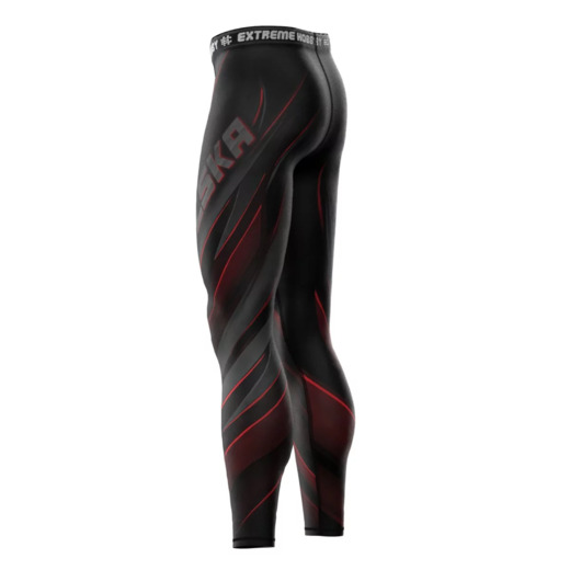 Extreme Hobby "POLSKA ULTIMATE" Men's Sports Leggings - Black