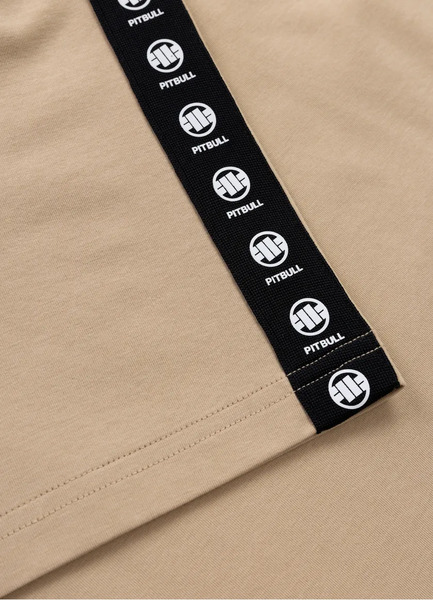 Koszulka męska PIT BULL "TAPE NUGGET" - piaskowa