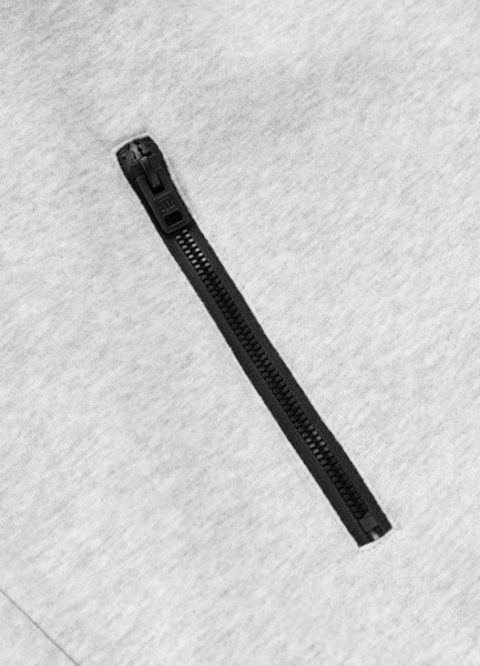 Bluza męska z kapturem PIT BULL "GIBSON" - czarny/szary