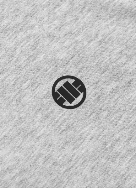 Koszulka męska PIT BULL Coolmax "SCOTT" - szara melanż