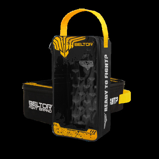 Beltor One MMA Leather Gloves - Yellow/Black