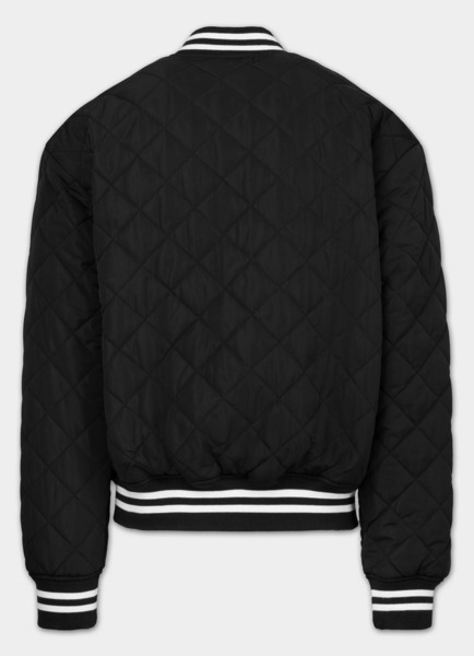 Kurtka pikowana przejściowa bejsbolówka PIT BULL "JUPITER" - czarny