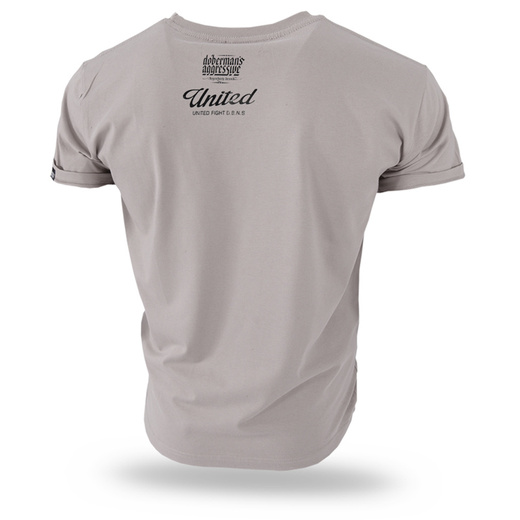 Koszulka T-shirt Dobermans Aggressive "BOXING" TS281H - beżowa