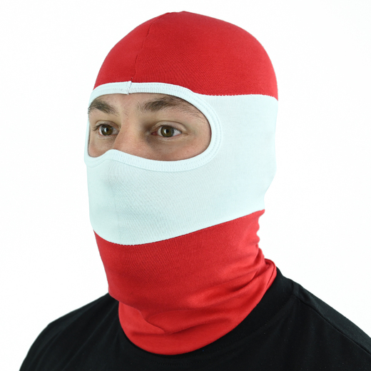 Extreme Adrenaline balaclava red, white and red