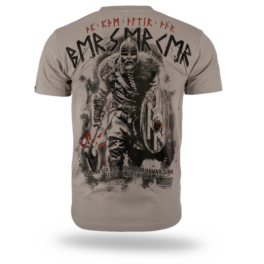 Koszulka T-shirt Dobermans Aggressive "BERSERKERS II TS417" - beżowa