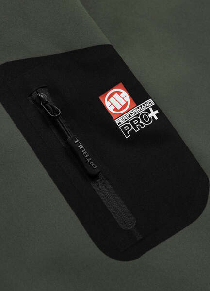 PIT BULL "Rockfish II" Hooded Softshell Jacket - Olive