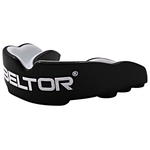 Ochraniacz na zęby szczękę Beltor "Three" pojedynczy - czarny