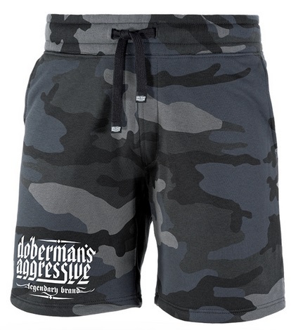 Spodenki bawełniane Doberman’s Aggressive ''Small Logo'' SP316M - moro
